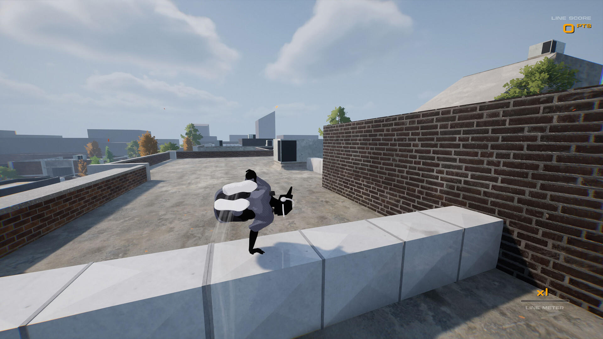 Screenshot of Rooftops & Alleys: The Parkour Game