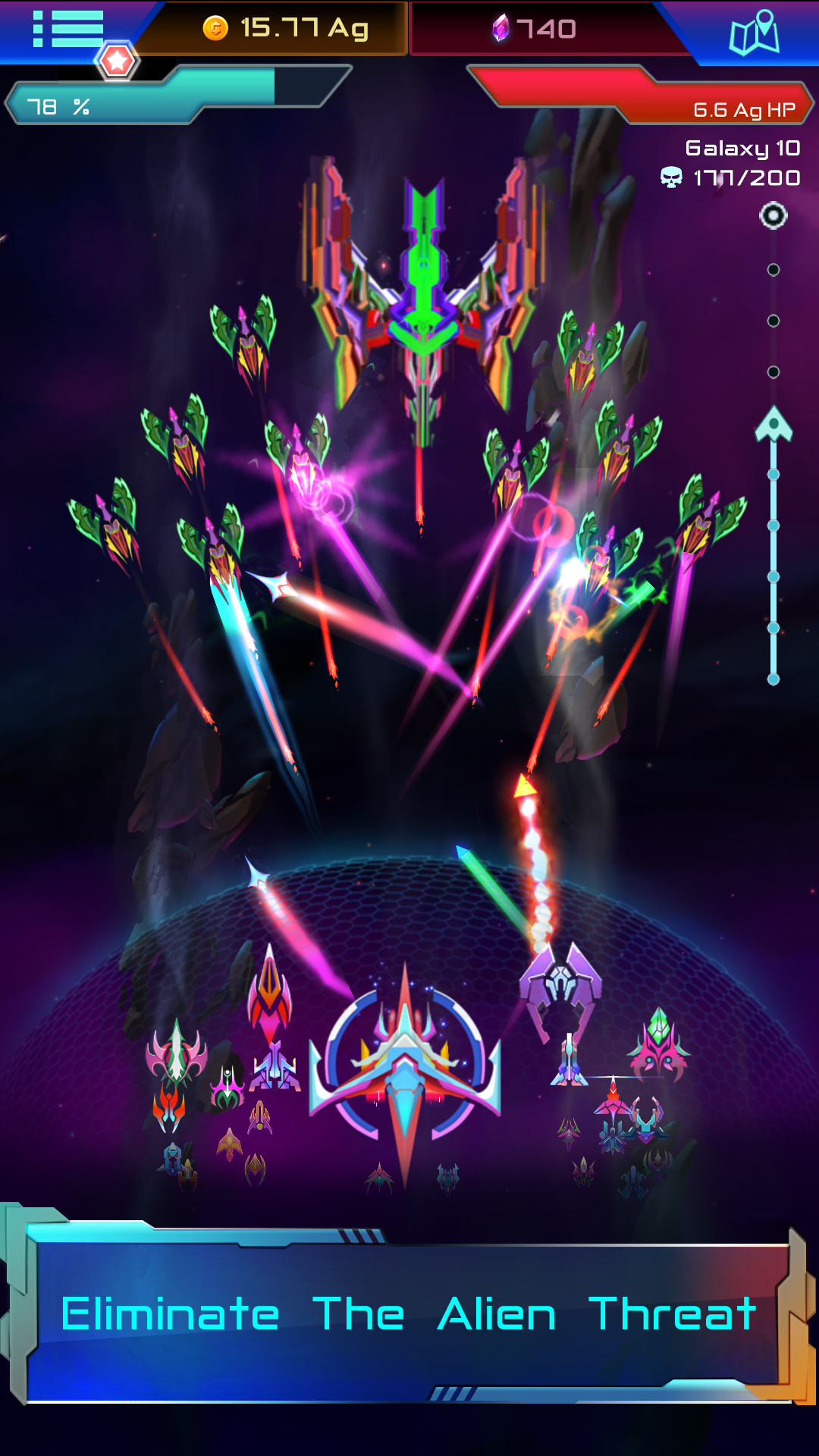 Void Troopers : Sci-fi Tapper Game Screenshot