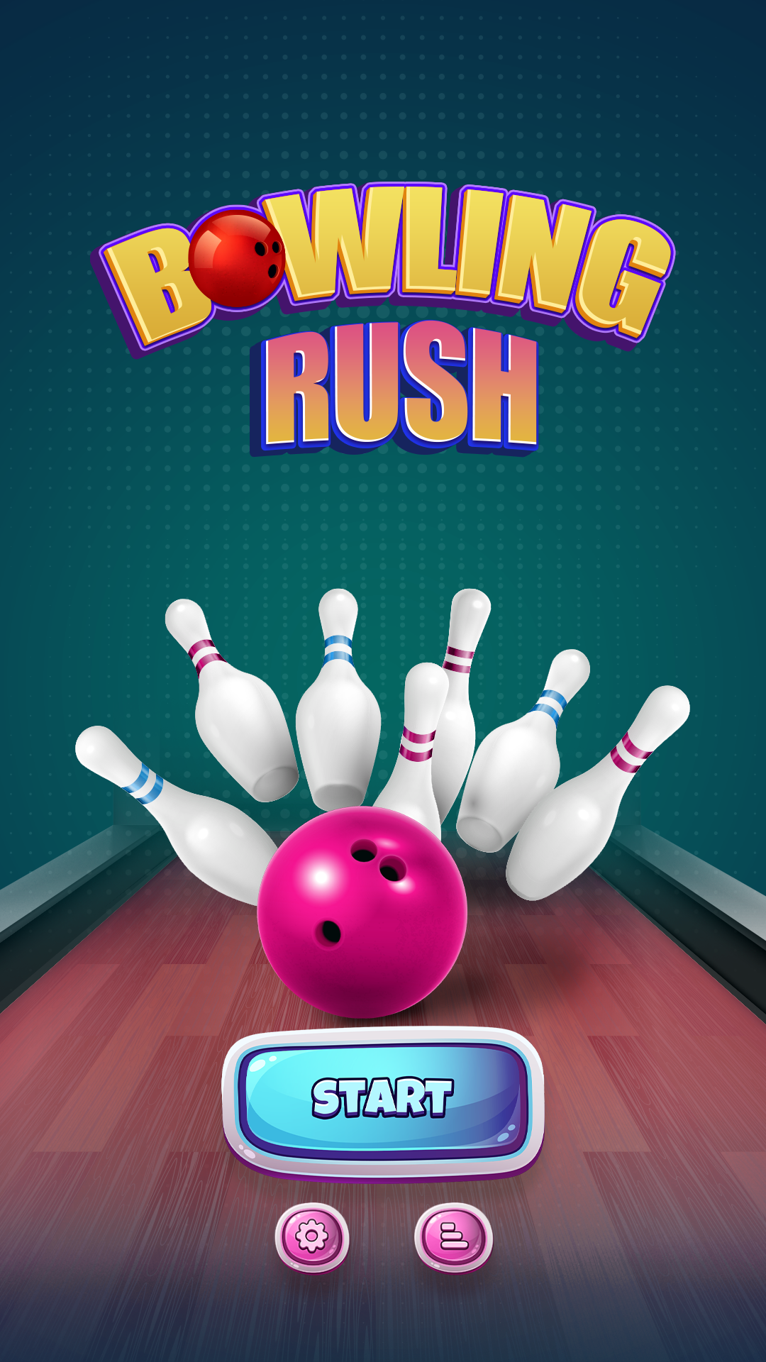 Скриншот игры Bowling Rush