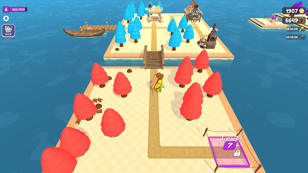 Screenshot of Craft Island - Woody Forest