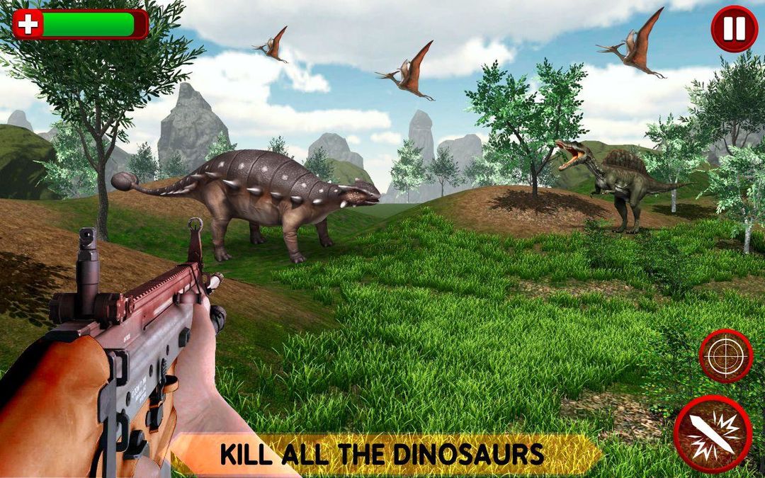 Screenshot of Wild Jungle Dino Hunting 3d