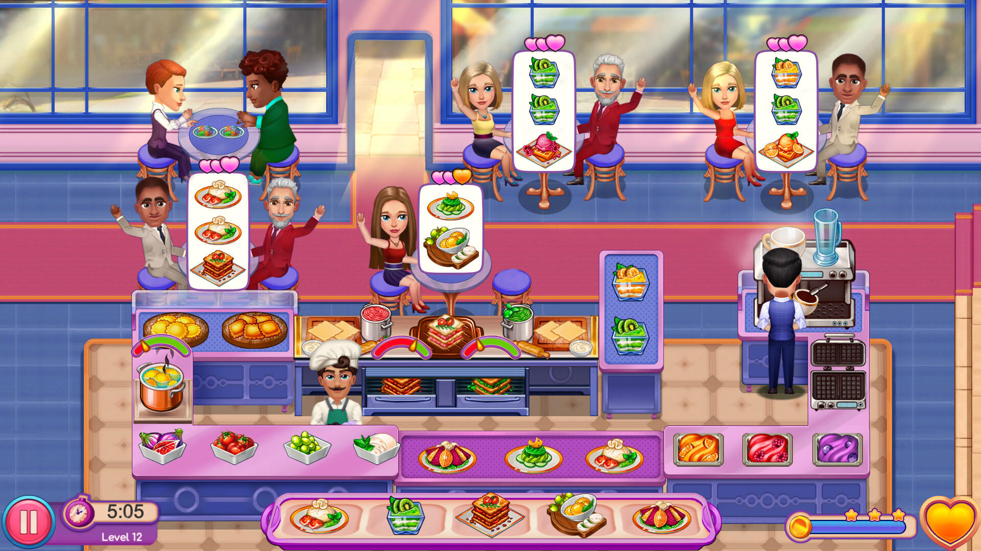 Screenshot of Claire's Cruisin' Cafe: Fest Frenzy