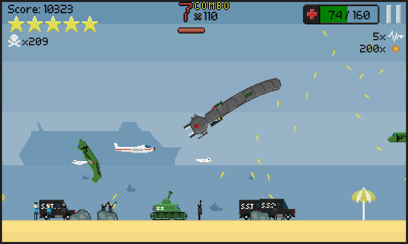 Prehistoric worm ภาพหน้าจอเกม