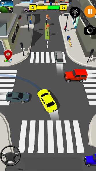 Idle Taxi: Driving Simulator Game Screenshot