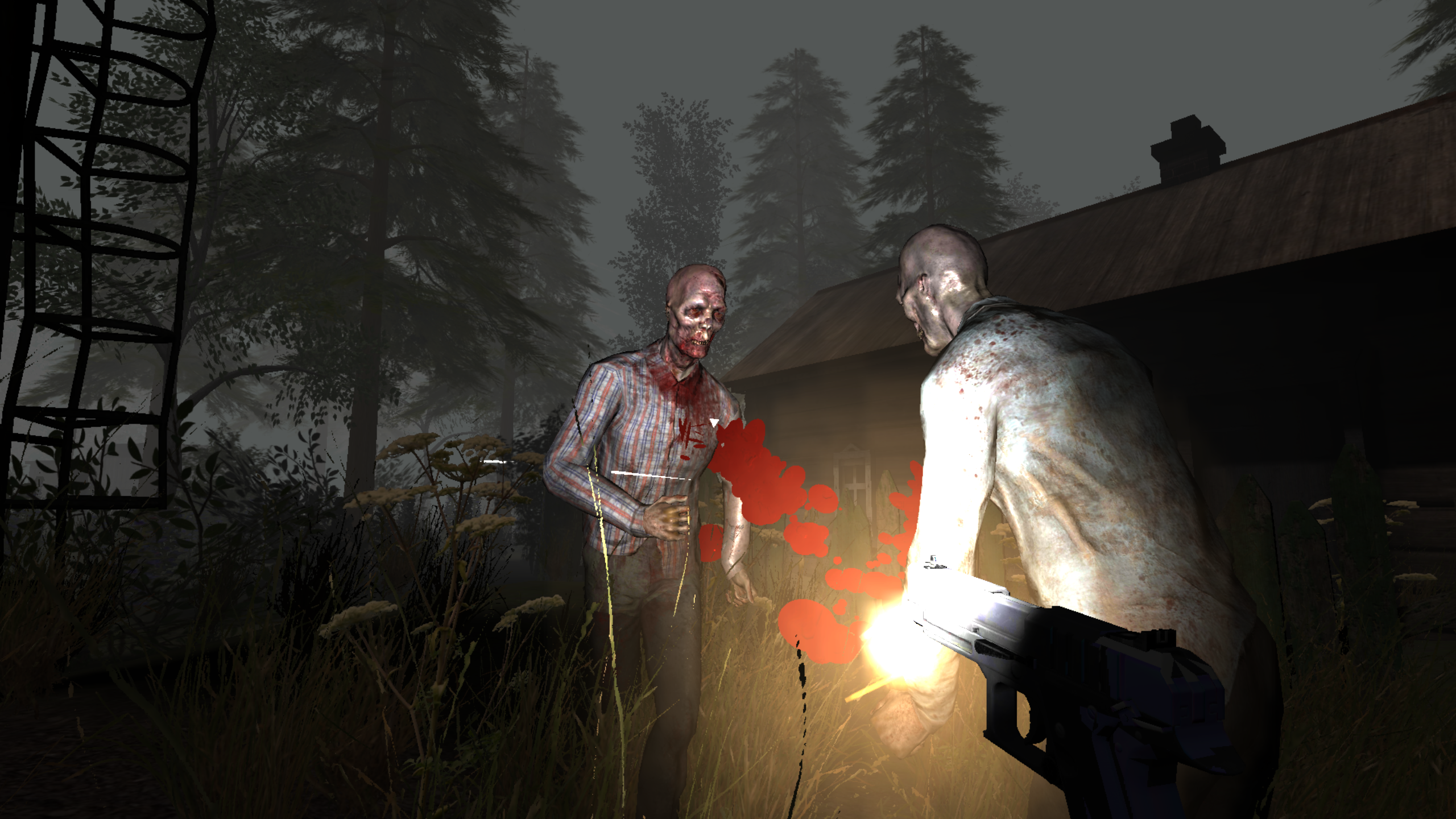 Cuplikan Layar Game The Dead Zombies Left 4 game 2