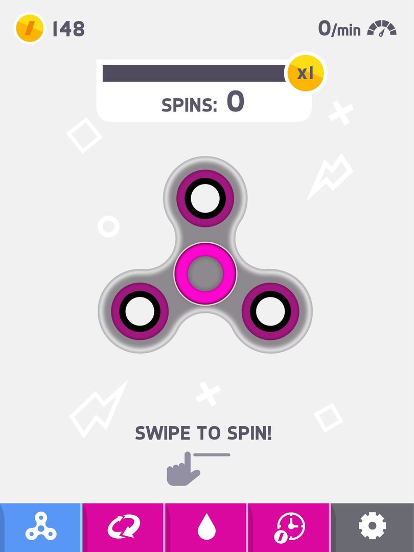 Screenshot of Fidget Spinner