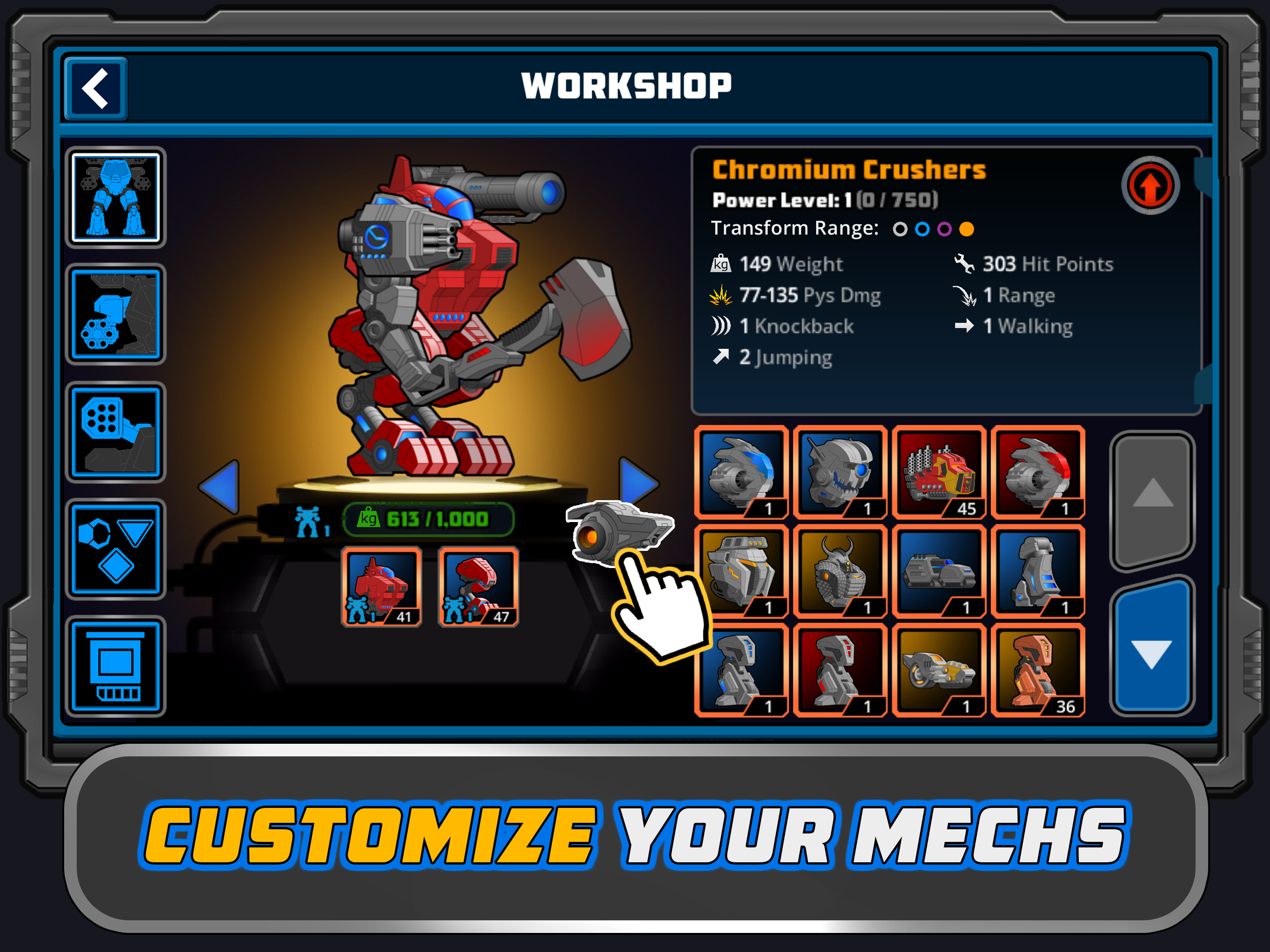 Super Mechs ภาพหน้าจอเกม