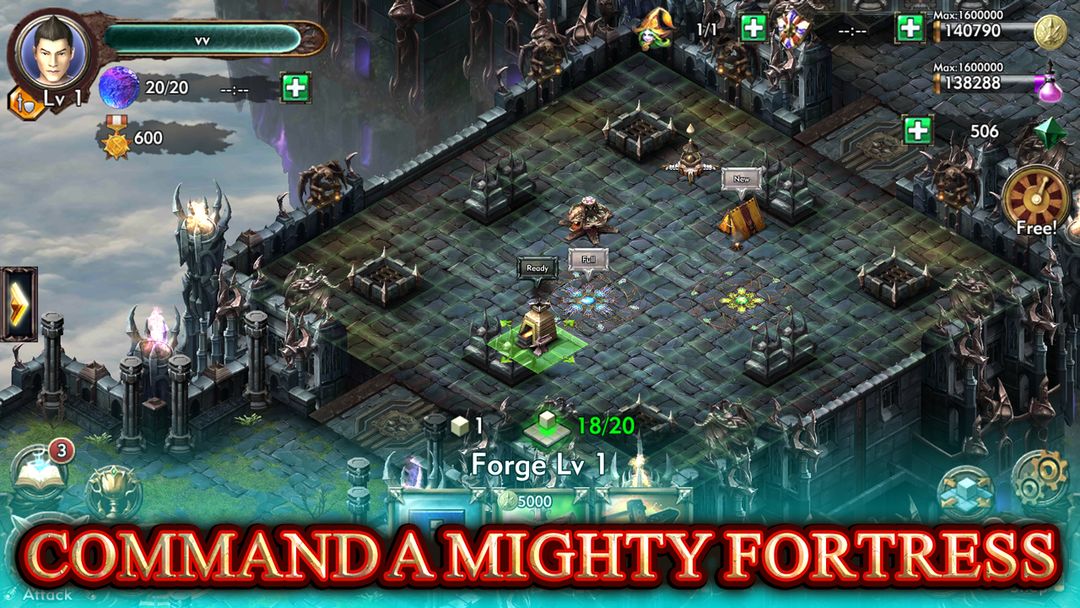 Screenshot of Fortress Legends