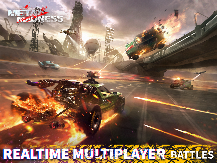 METAL MADNESS PvP: Car Shooter Game Screenshot