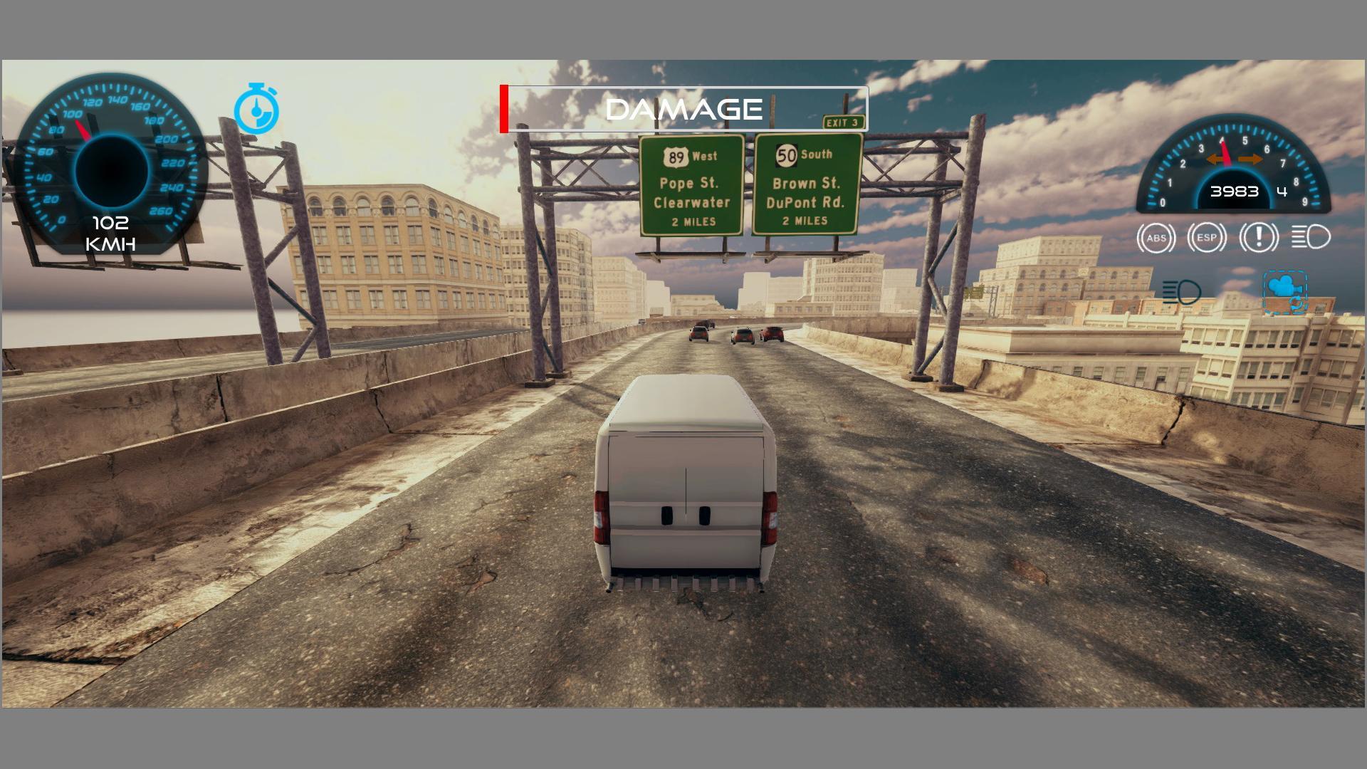 Car Driving In City Game Screenshot