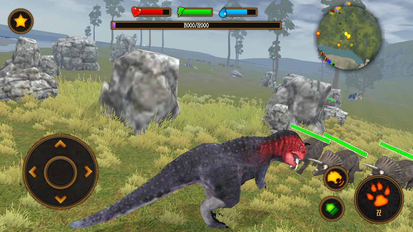 Скриншот игры Clan of Carnotaurus
