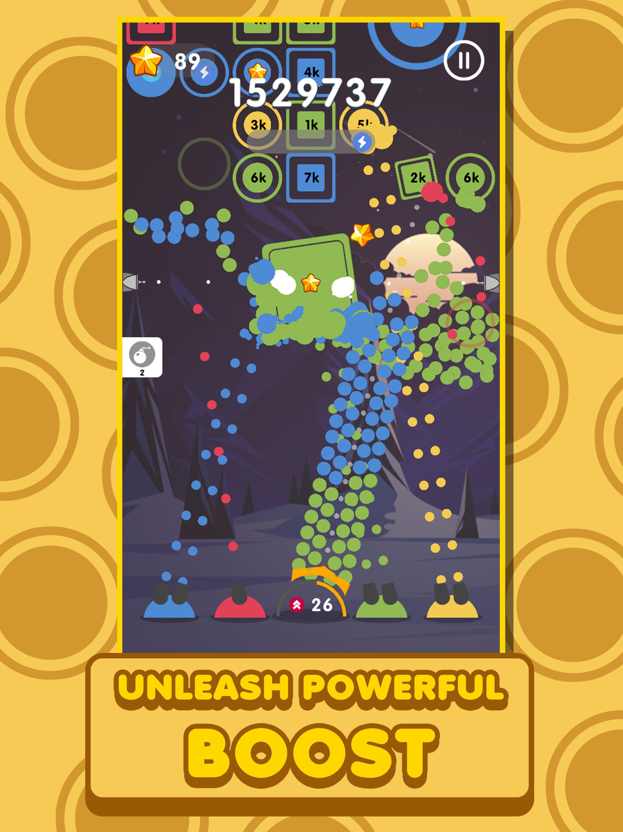 Screenshot of Bubbles Cannon: Aim & Shoot