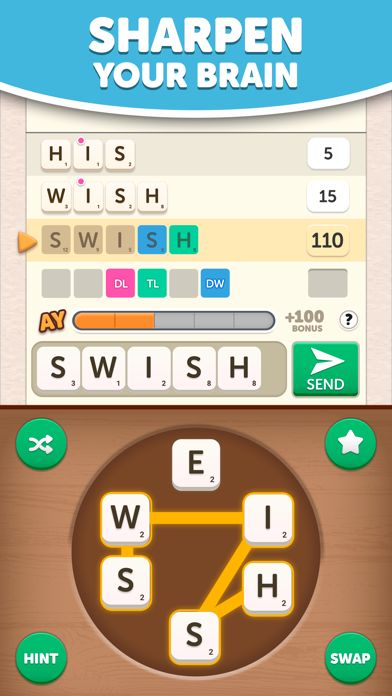 Cuplikan Layar Game Anagram Yatzy - Word Game