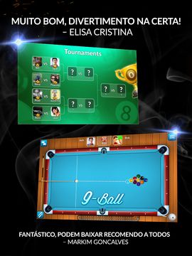 Captura de Tela do Jogo Pool Live Pro: Sinuca Bola 8