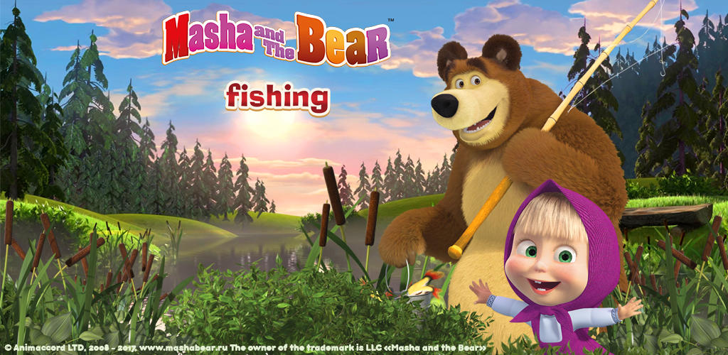 Banner of Masha and the Bear: Fishing 