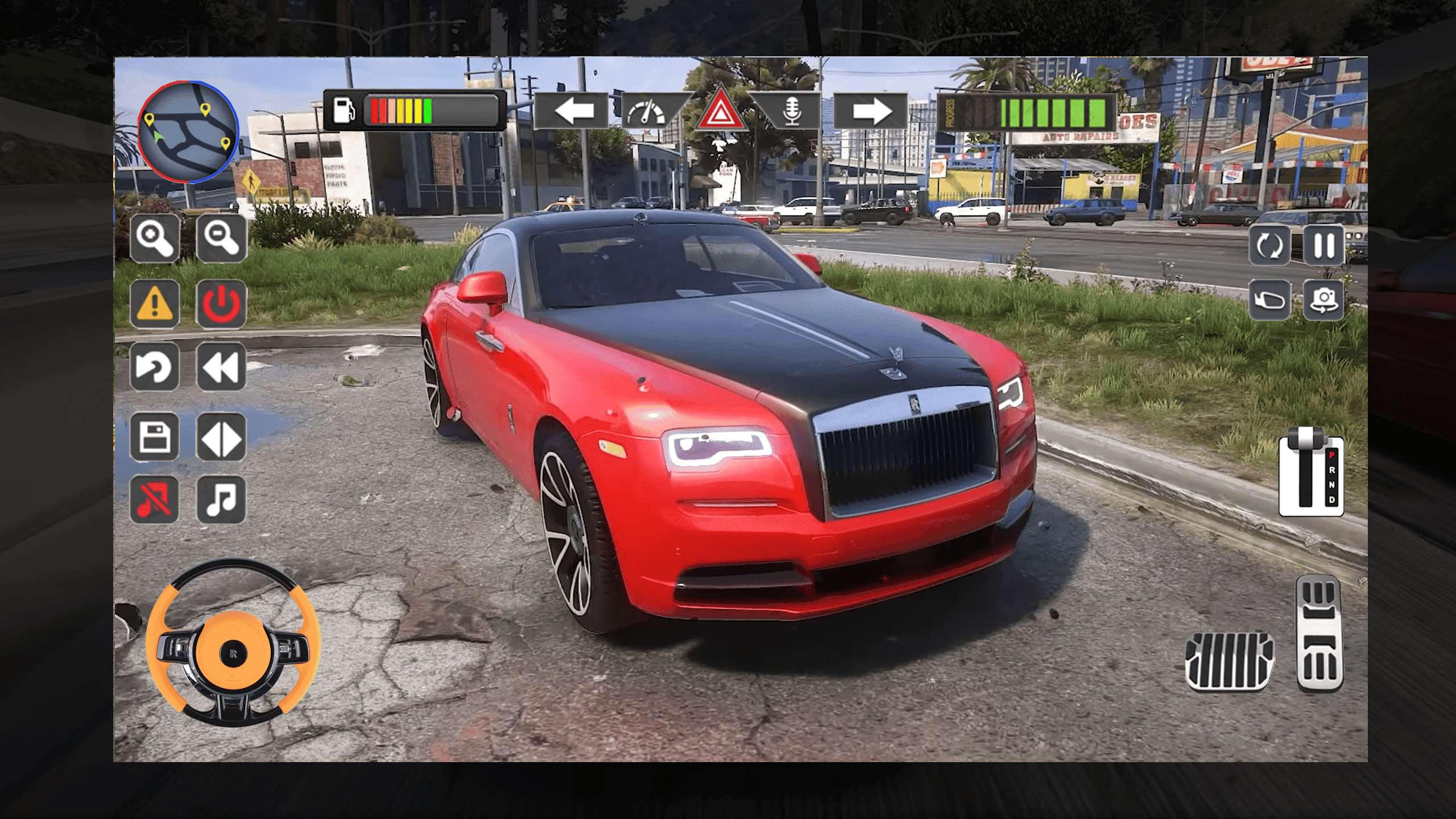 Cuplikan Layar Game Rolls Royce Drive Extreme Game