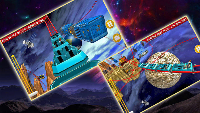 Space Roller Coaster 2017 Pro Game Screenshot