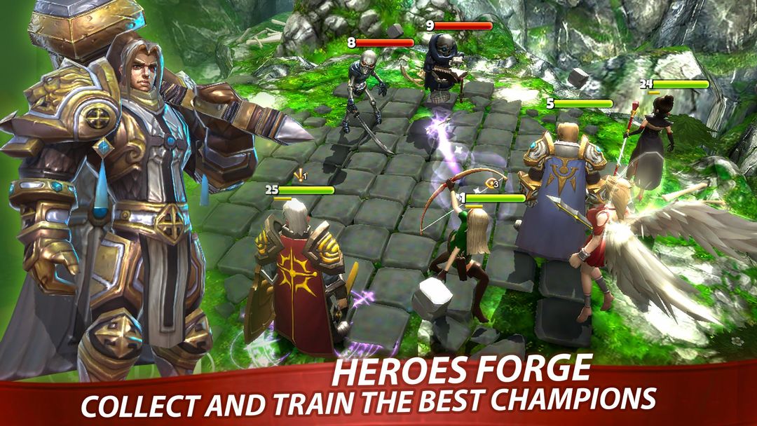 Heroes Forge: Turn-Based RPG ภาพหน้าจอเกม