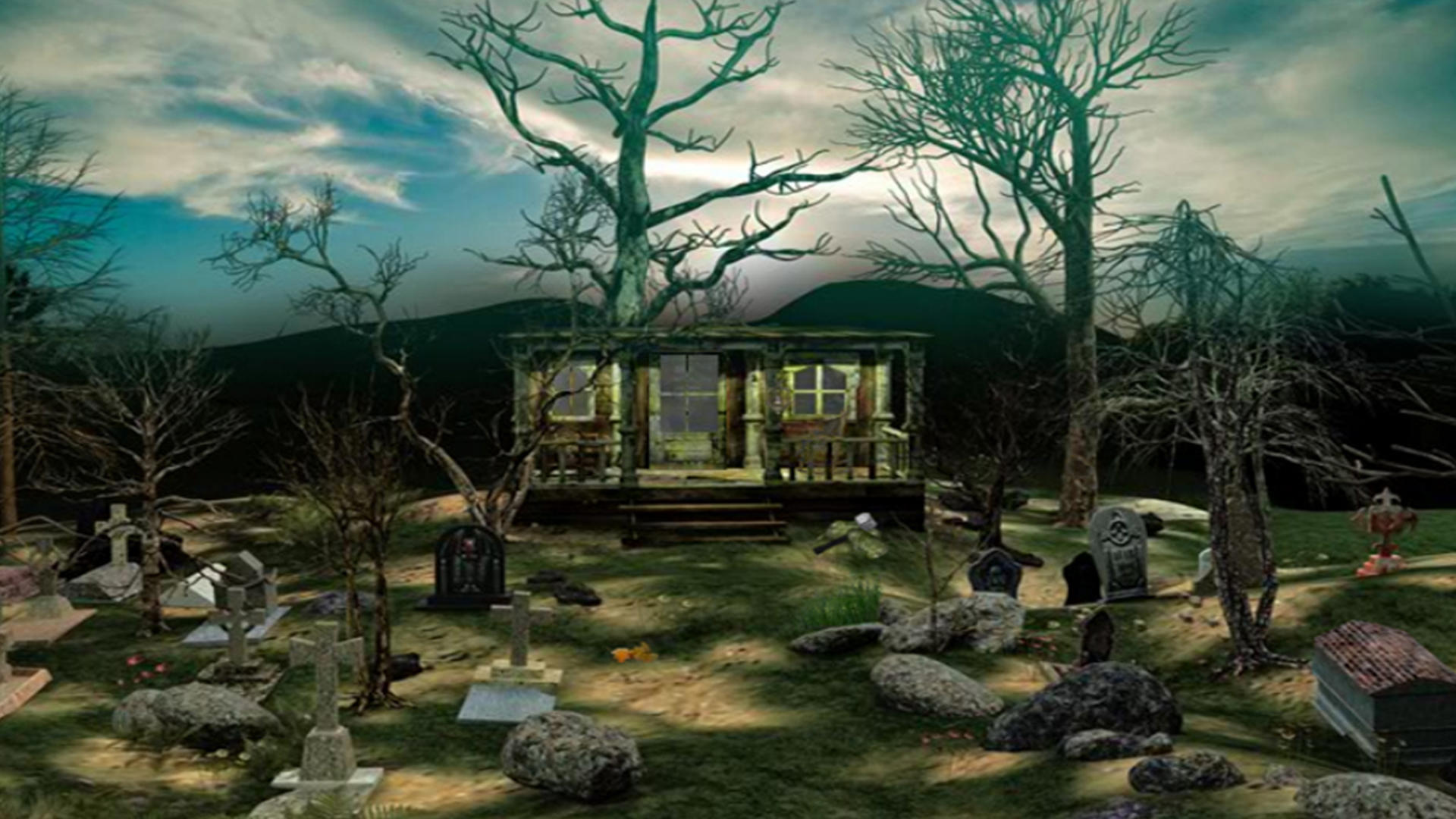 Mystery Zombie House Escape Game Screenshot