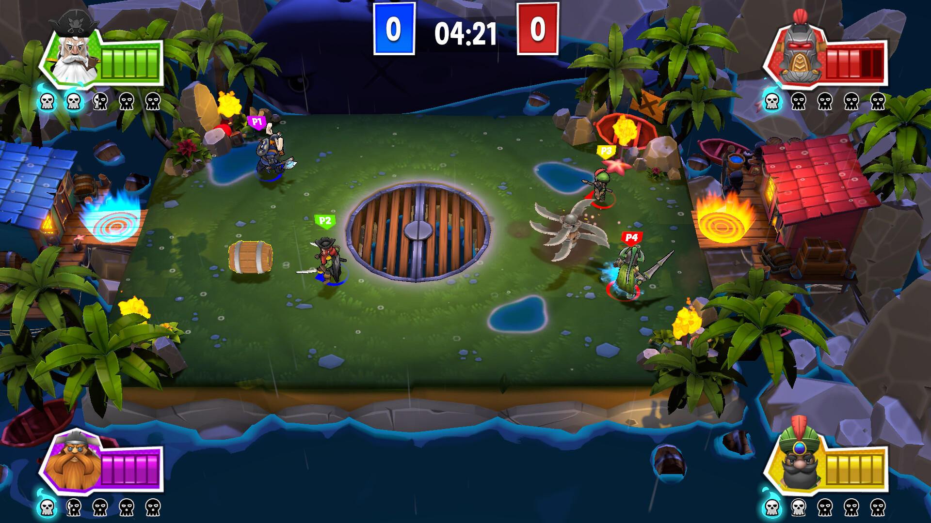 Jolly Rogers Pirates Rumble ภาพหน้าจอเกม