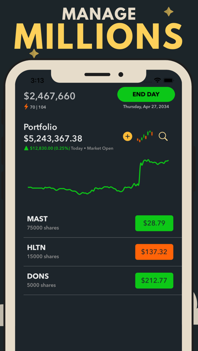 Cuplikan Layar Game Trading Game Stock Market Sim