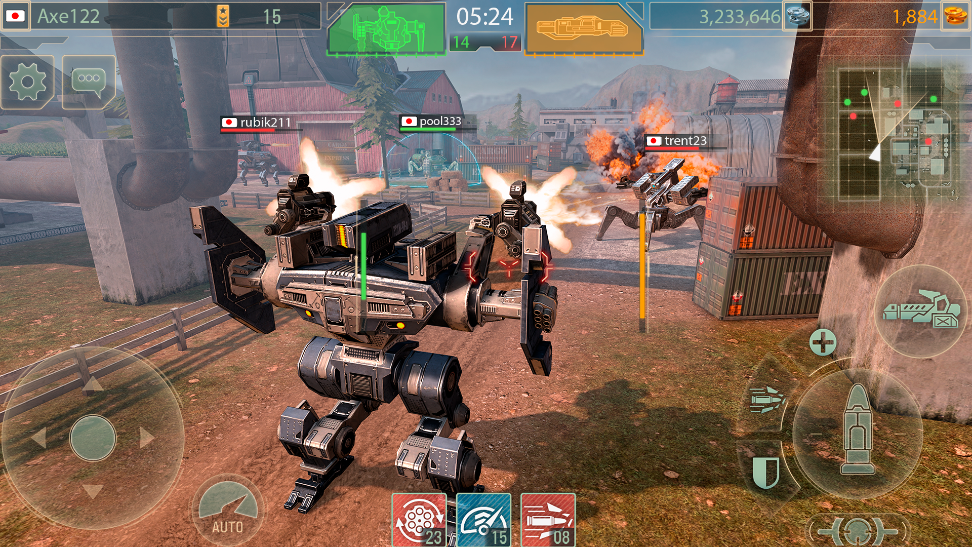 Screenshot 1 of WWR: 로봇 전투 게임 3.25.11