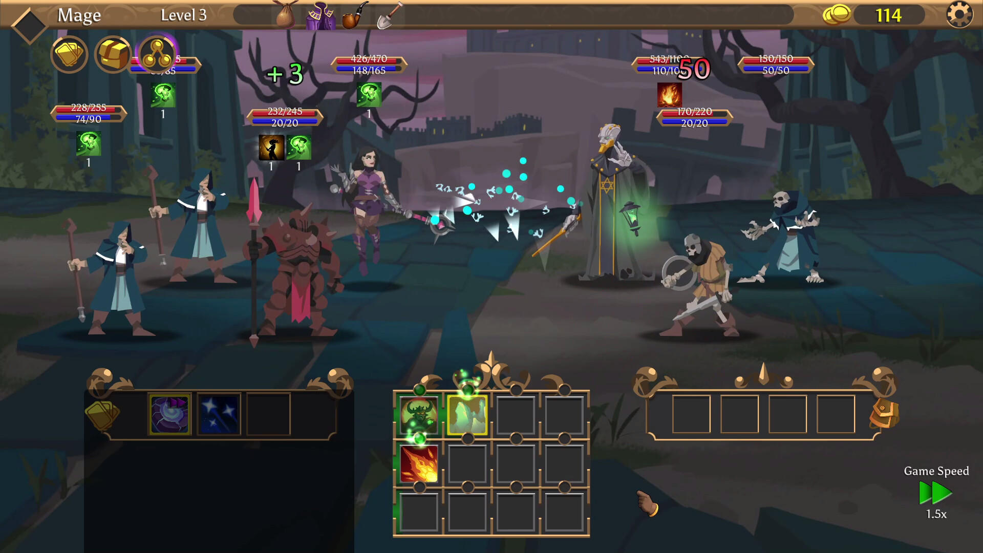 Combo Card Clashers: Prologue screenshot game