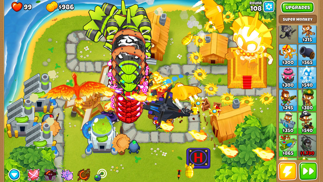 Bloons TD 6 ภาพหน้าจอเกม