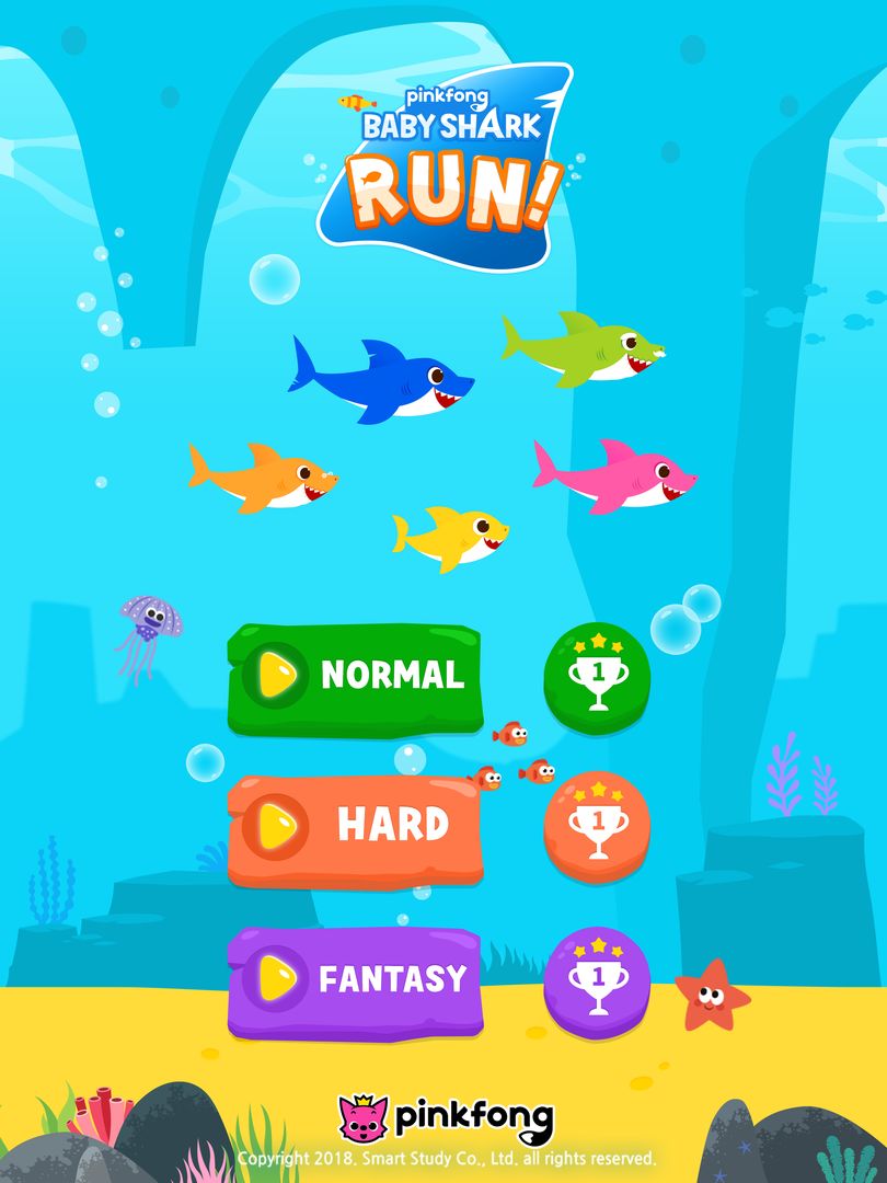 Screenshot of Baby Shark RUN