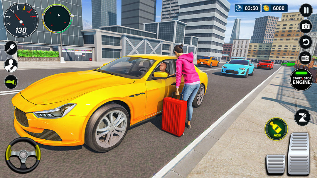 Screenshot of Flying Car Simulator: Car Game