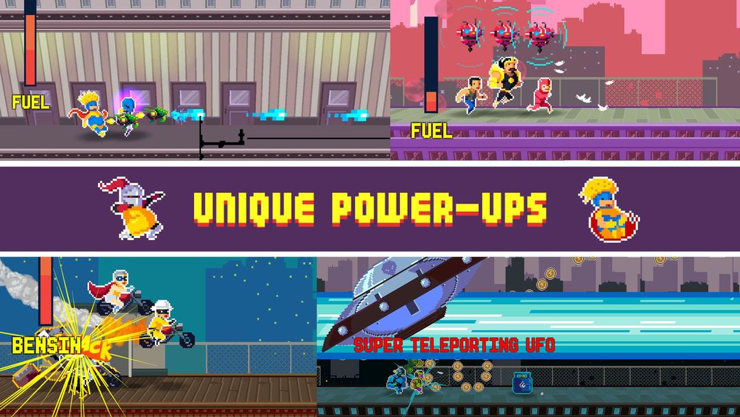 Screenshot of Pixel Super Heroes