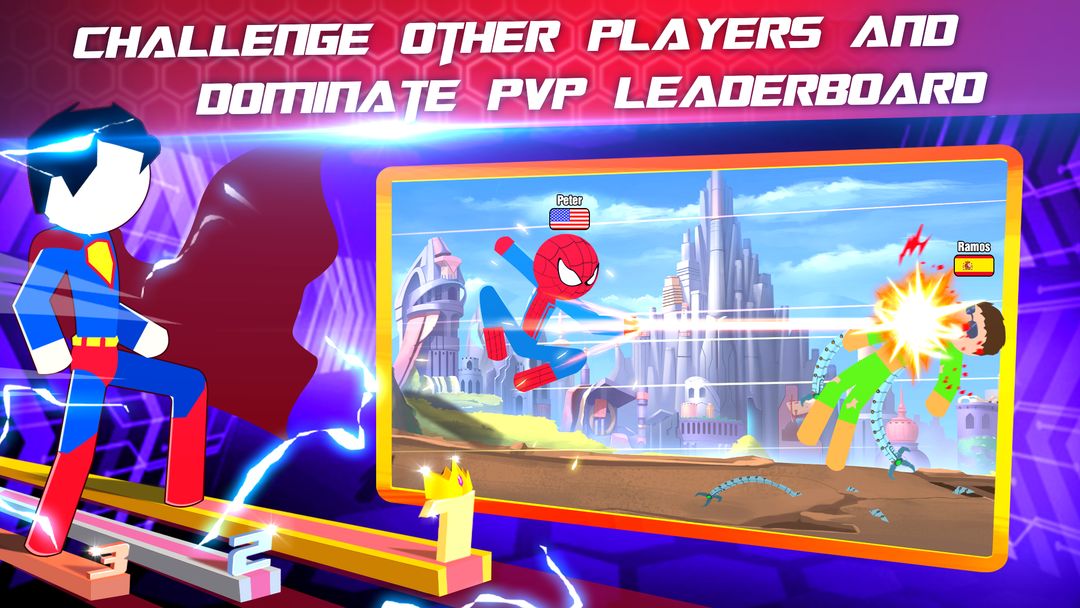Screenshot of Super Stickman Heroes Fight