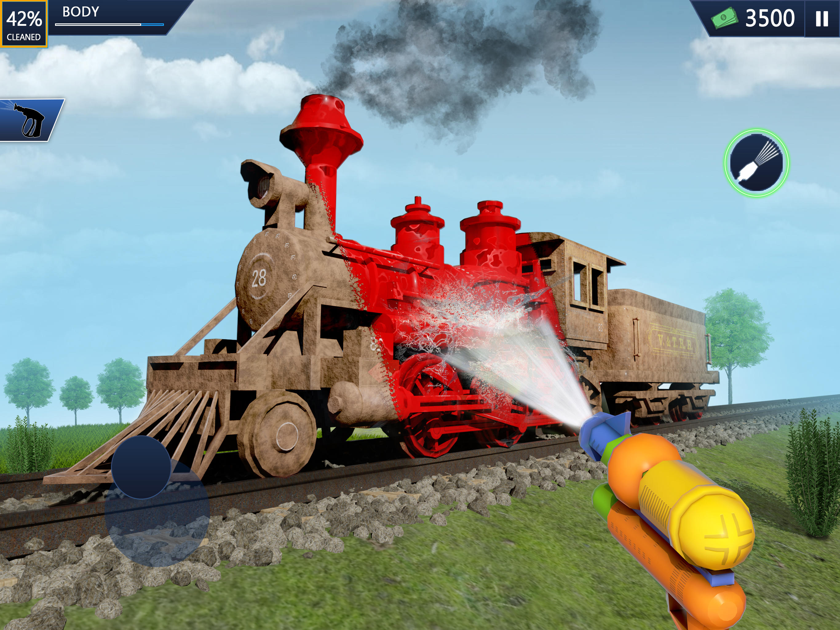 Power Gun - Washing Simulator Game Screenshot