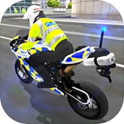 Simulateur de moto de police 3D
