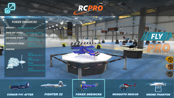 Screenshot of RC Pro Remote Controller Flight Simulator 4K