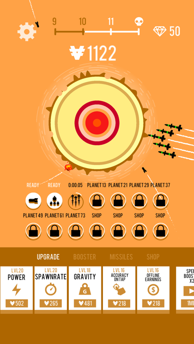 Planet Bomber! Game Screenshot