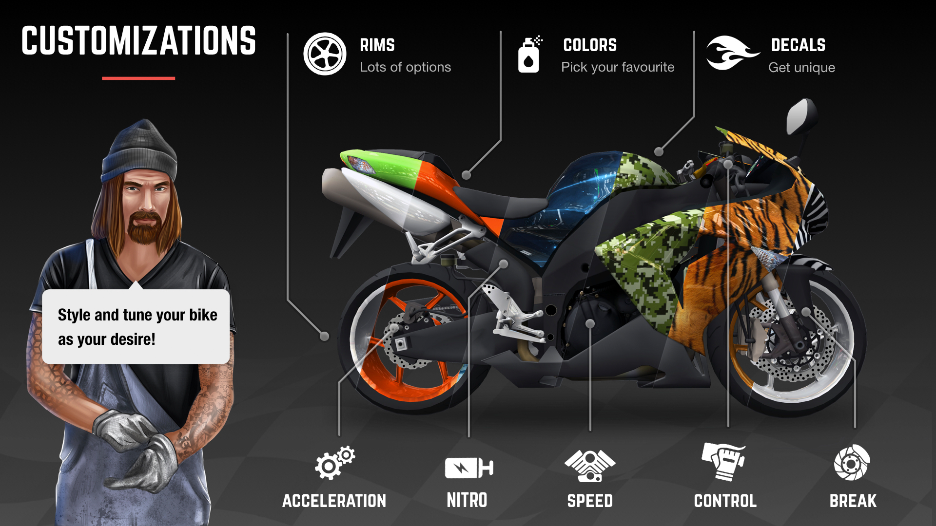Racing Fever: Moto Game Screenshot