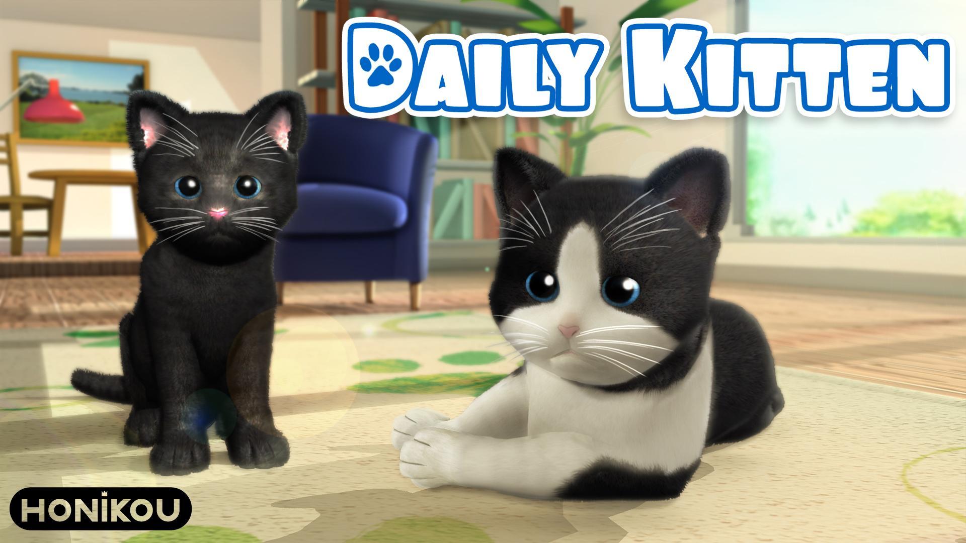 Screenshot 1 of Daily Kitten : 가상 고양이 애완 동물 