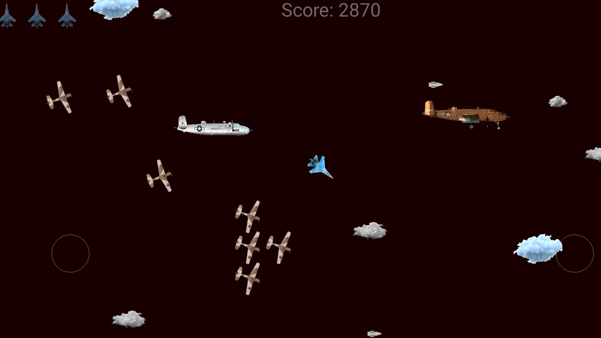 Bomber Pilot - Arcade Retro Game Screenshot