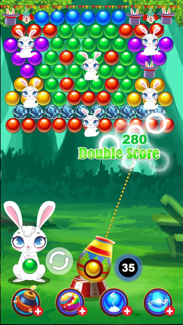 Screenshot of Bubble Bunny Shooter