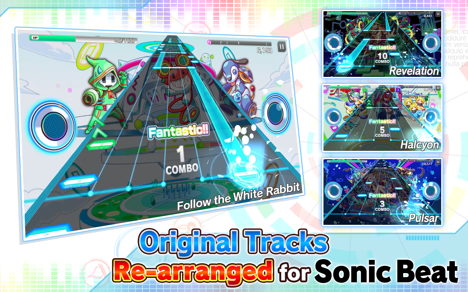 Sonic Beat feat. Crash Fever Game Screenshot