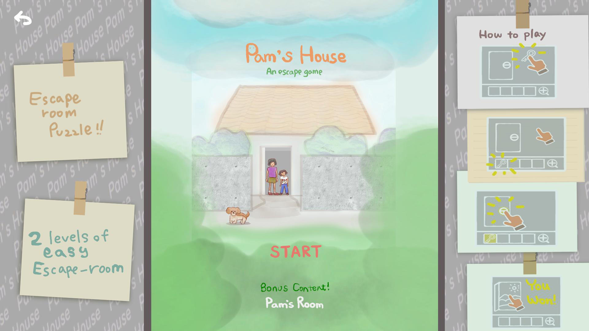 Pam's Fantastic Adventures 게임 스크린 샷