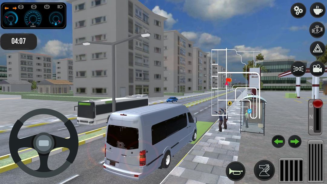 Minibus City Travel Simulator ภาพหน้าจอเกม