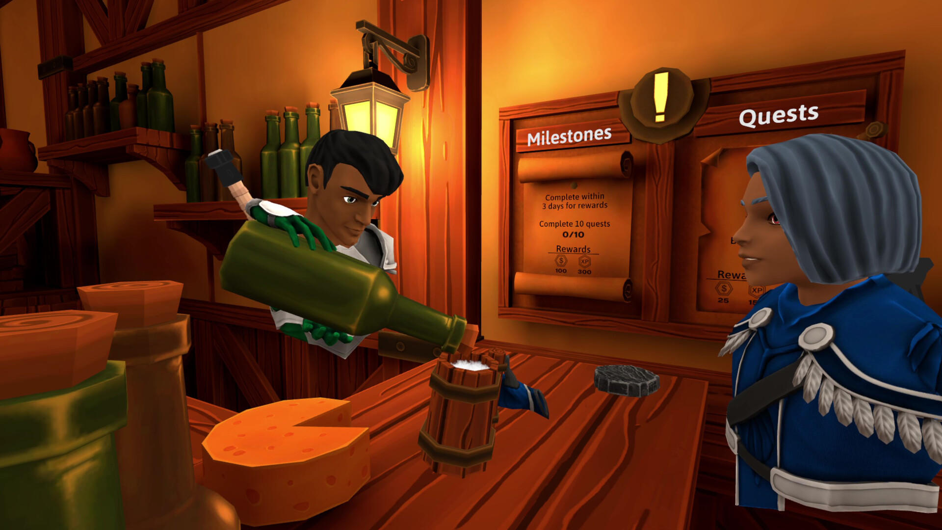 Cards & Tankards Game Screenshot