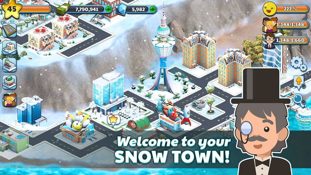 Snow Town - Ice Village City screenshot game