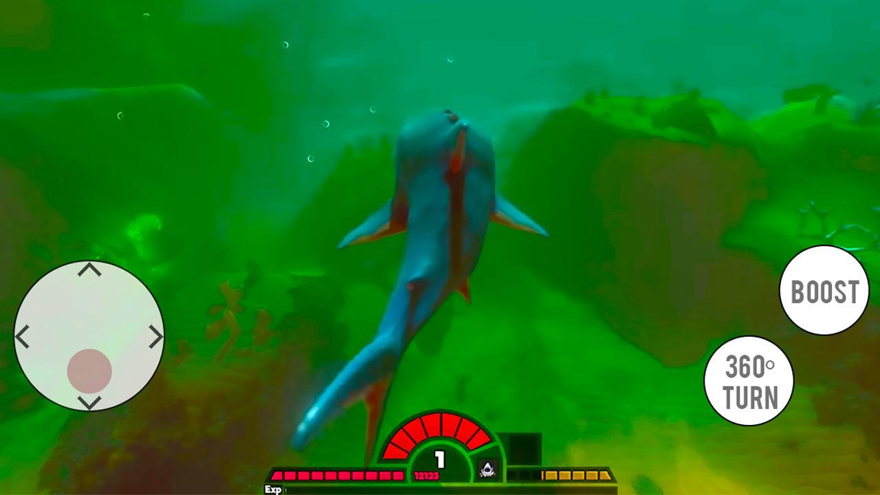Feed Metal Shark Fish Simulator Game Screenshot