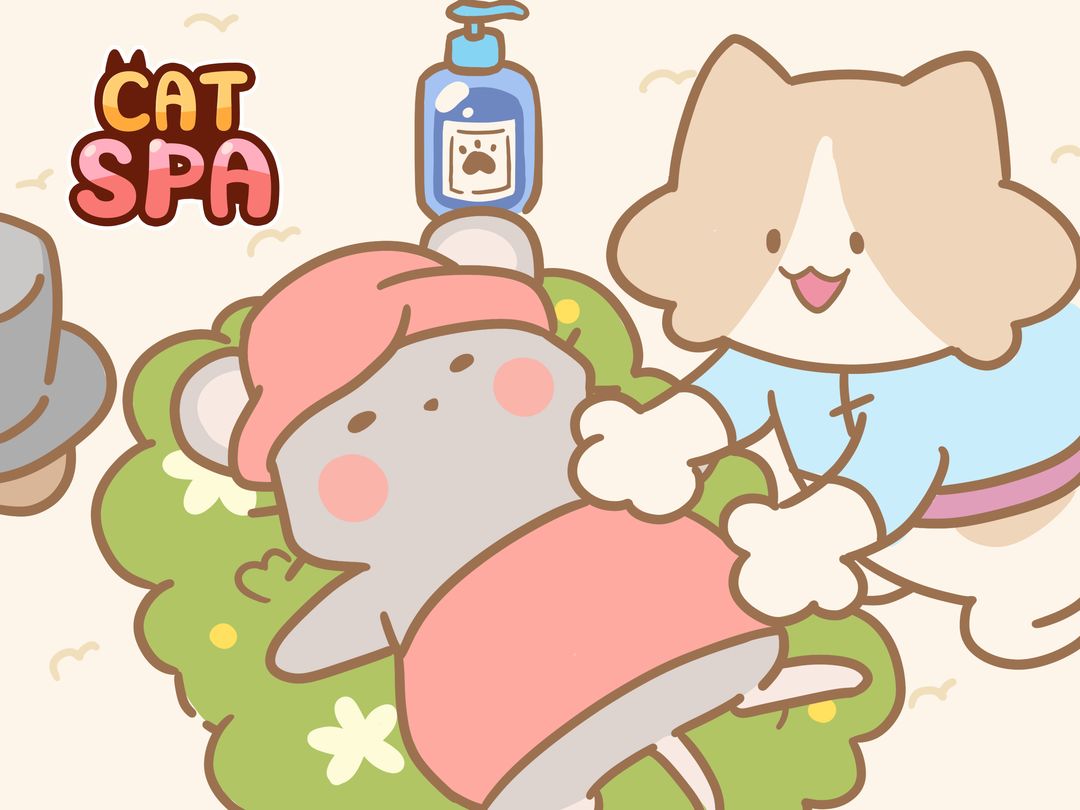 냥스파 - 고양이 마사지 샵 게임 스크린 샷