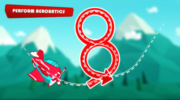 Sky Flying: Airplane Tricks Game Screenshot