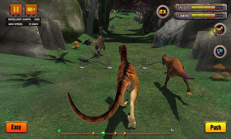 Dinosaur Race 3D ภาพหน้าจอเกม