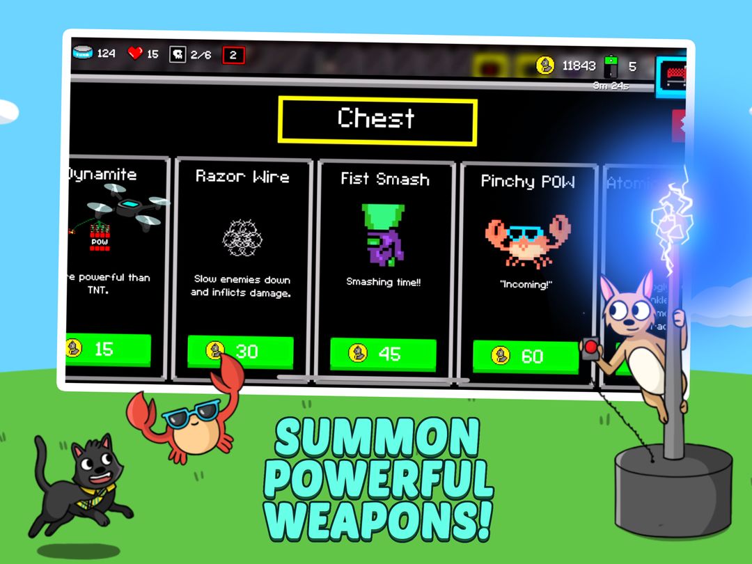 Screenshot of Cats & Cosplay: Epic Tower Defense Fighting Game